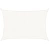 vidaXL Vela Parasole 160 g/m&sup2; Bianca 3x4 m in HDPE