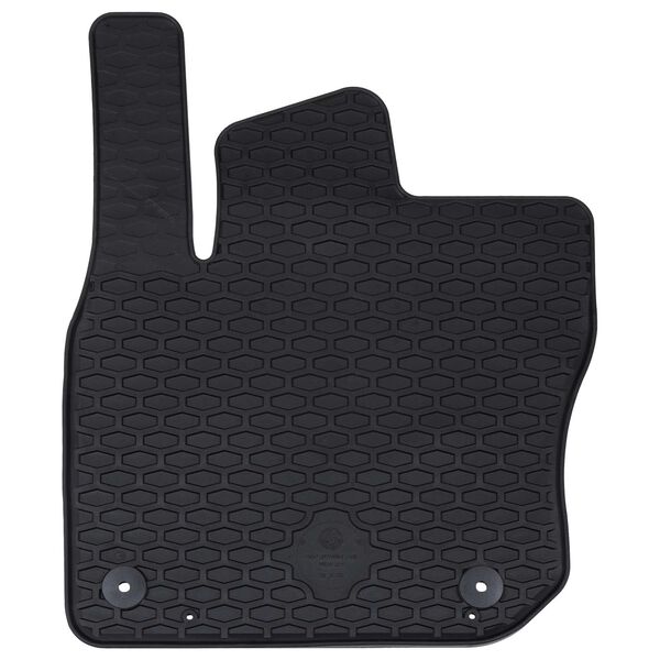 vidaXL Tappetino per Auto 4 pcs Nero VW TIGUAN TDI Gomma