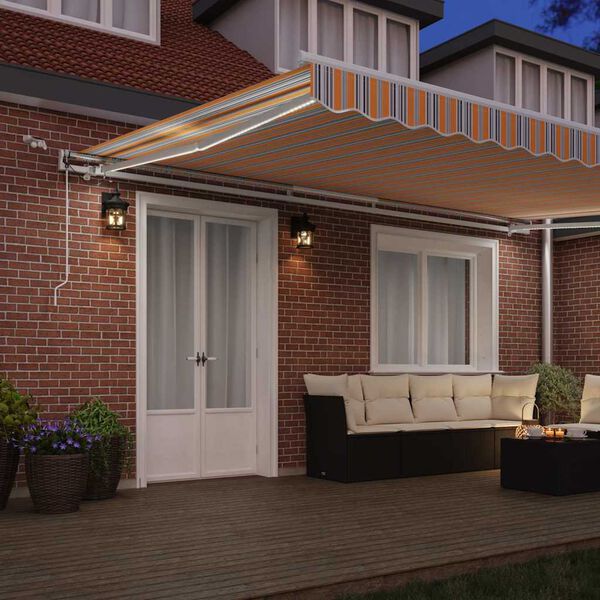 vidaXL Tenda da Sole Multicolore 500 x 300 x 165 cm