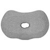 vidaXL Cuscino con cuscino Grigio 55 x 36 x 10 cm Poliestere
