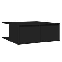Tavolino Da Salotto VidaXL Nero 80x80x31 Cm - Legno Multistrato Robusto, Design Moderno E Versatile