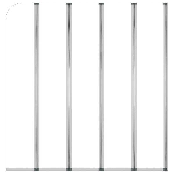 vidaXL Cabina da Bagno 120x140 cm in Vetro Temperato