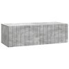 vidaXL Mobile Porta TV da Muro Grigio Cemento 98 x 41 x 30 cm