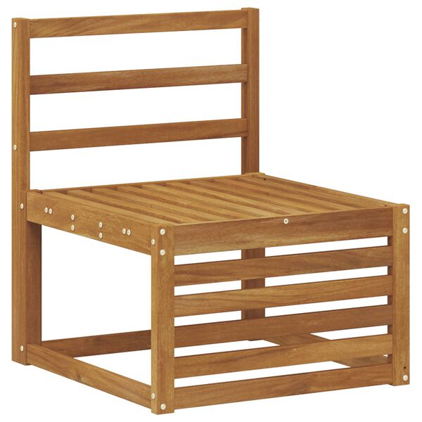 vidaXL Set divani 7 pcs Naturale Legno di Acacia Massello