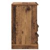 vidaXL Armadio da Notte con cassetto Legno vecchio 36 x 43 x 60 cm