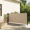 vidaXL Tenda da Sole Laterale Retrattile Beige 140x600 cm