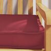 vidaXL Set di Cuscini per Pallet 2 pcs Rosso Vino 200 x 40 x 8 cm