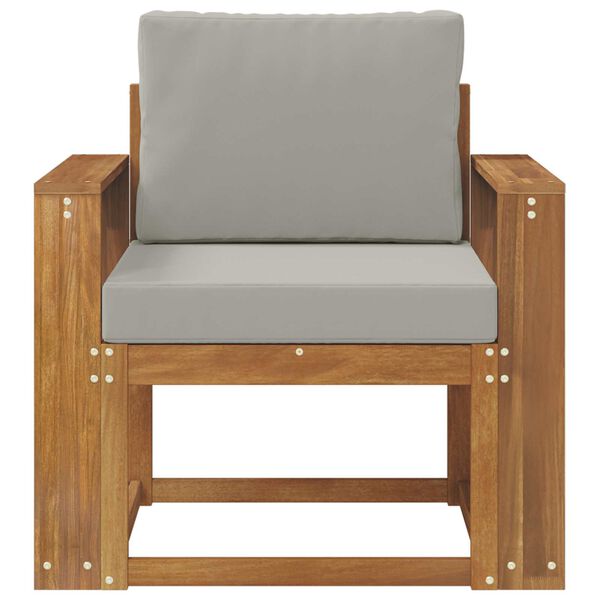 vidaXL Divano da esterno Legno di Acacia Massello e Poliestere