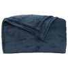 vidaXL Coperte da Pile 6 pcs Blu navy 240 x 270 cm Panno