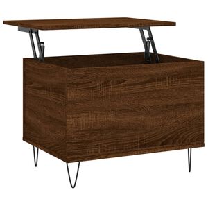 vidaXL Tavolino Salotto Rovere Marrone 60x44,5x45 cm Legno Multistrato