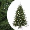 vidaXL Albero di Natale artificiale con palline 120 cm 150 LED