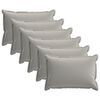 vidaXL Federa 6 pz HOUTEN Grigio 50 x 75 cm Poliestere