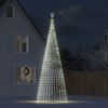 vidaXL Albero di Natale a LED 1544 LED Bianco Freddo 500 cm