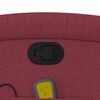 vidaXL Poltrona Massaggiante Reclinabile Rosso Vino in Tessuto