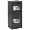 vidaXL Cassetta di sicurezza digitale Grigio scuro 35 x 31 x 80 cm
