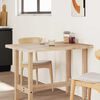 vidaXL Piano Tavolo Rettangolare 80x70x4 cm Legno Massello di Acacia
