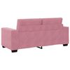vidaXL Divano Divanetto Rosa 180x77x82 cm in Velluto