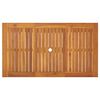 vidaXL Tavolo da Giardino 140x80x74 cm in Legno Massello di Acacia