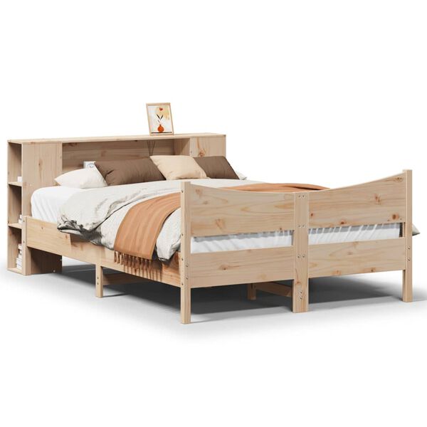 vidaXL Letto senza Materasso 135x190 cm in Legno Massello di Pino