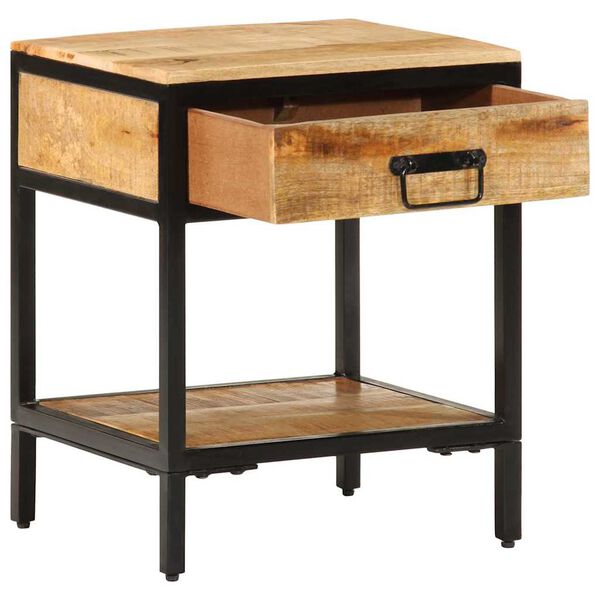 vidaXL Armadio da Notte con cassetto Marrone 40 x 35 x 50 cm