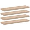 vidaXL Mensole Pensili 4 pz 90x23,5x4 cm in Truciolato