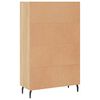 vidaXL Credenza Rovere Sonoma 69,5x31x115 cm in Legno Multistrato