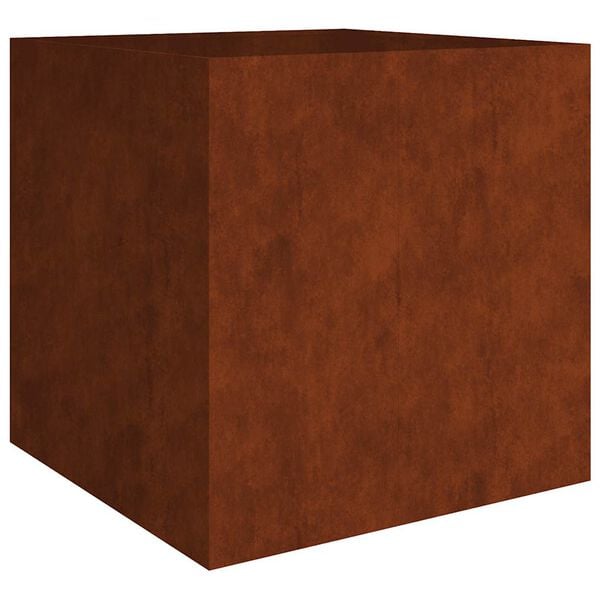 vidaXL Fioriera 80x80x80 cm in Acciaio Corten