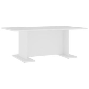 vidaXL Tavolino da Salotto Bianco 103,5x60x40 cm in Legno Multistrato