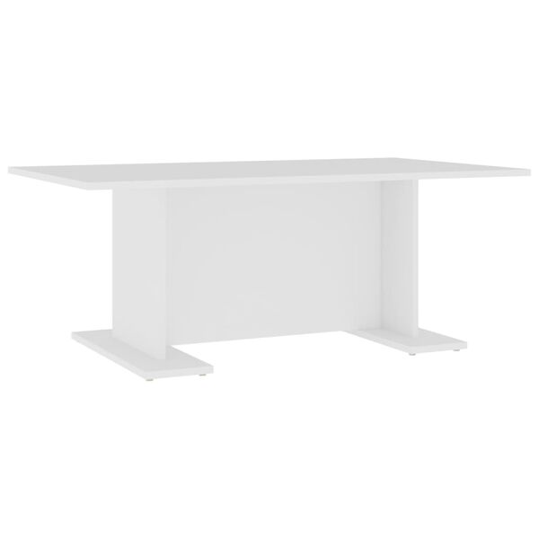 vidaXL Tavolino da Salotto Bianco 103,5x60x40 cm in Legno Multistrato