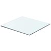 vidaXL Mensola in Vetro Trasparente 40x30 cm