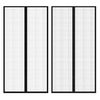 vidaXL Tende Antimosche per Porta 2 pz 210 x 100 cm 2pz Magneti Nera