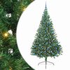 vidaXL Albero di Natale artificiale con luci integrate Verde 240 cm