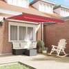 vidaXL Tenda da Sole Rosso 300 x 250 x 165 cm Poliestere