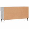 vidaXL Panca Porta Scarpe Grigio Cemento 102x35x55cm Legno Multistrato