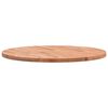 vidaXL Piano per Tavolo &Oslash;70x2,5 cm Rotondo in Legno Massello di Faggio