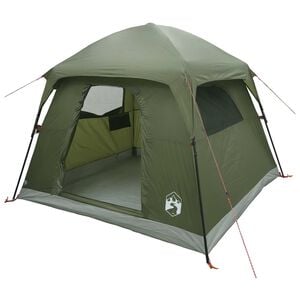 vidaXL Tenda Capanna con tetto Verde Oliva 244 x 213 x 183 cm
