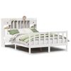 vidaXL Letto Libreria senza Materasso Bianco 160x200 cm Legno di Pino