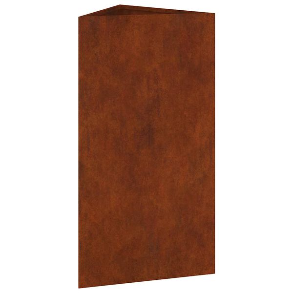 vidaXL Fioriera da Giardino 40x34,5x75 cm in Acciaio Corten
