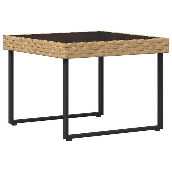 vidaXL Set di Divano da Giardino con cuscino 2 pcs Naturale Acciaio