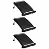 vidaXL Pannelli Solari Termici Curvi per Piscina 3 pz 72,5x46 cm