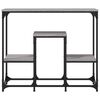 vidaXL Tavolo Consolle Grigio Sonoma 89,5x28x76cm in Legno Multistrato