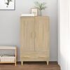 vidaXL Credenza Rovere Sonoma 70x31x115 cm in Legno Multistrato