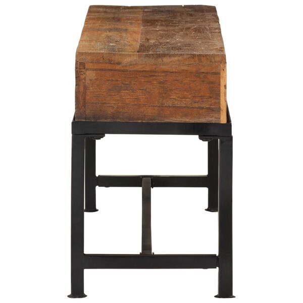 vidaXL Mobile Porta TV 110x30x46 in Legno Massello di Recupero