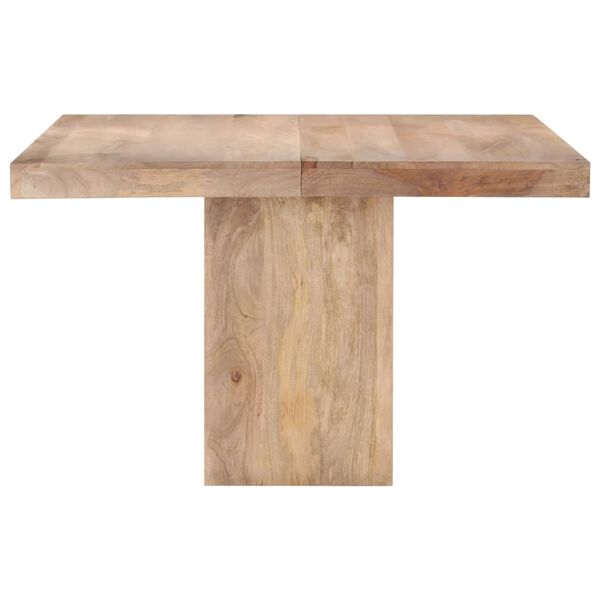 vidaXL Tavolo da Pranzo 120x120x77 cm in Legno Massello di Mango