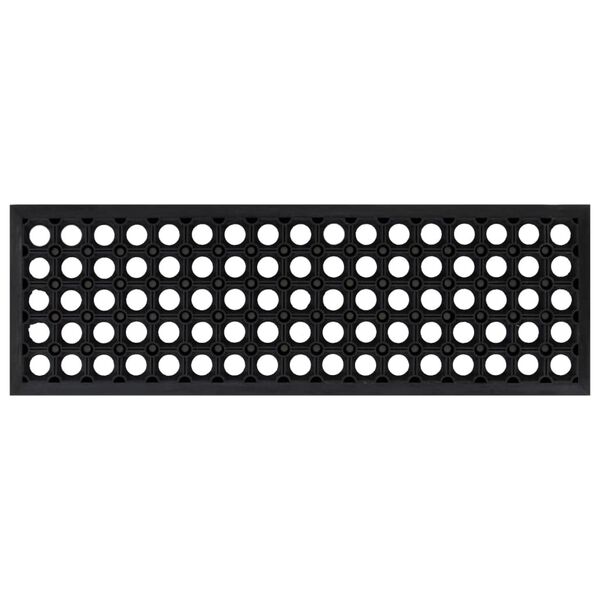 vidaXL Tappetino per Scale 10 pz 25x75 cm in Gomma