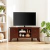 vidaXL Mobile TV Marrone 100 x 40,5 x 46 cm Legno di Mogano Massello