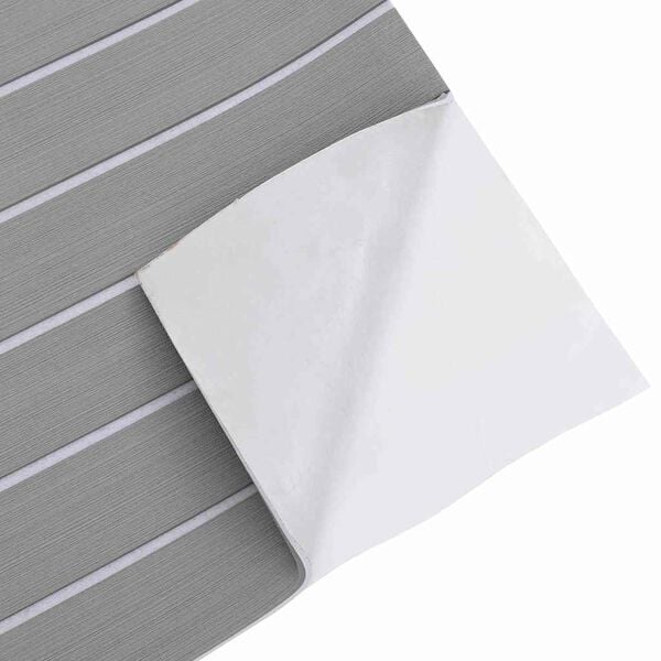 vidaXL Pavimento per Barca Grigio chiaro e bianco 240 x 90 cm