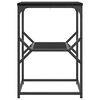 vidaXL Tavolo laterale Rovere Nero 41 x 40 x 60 cm
