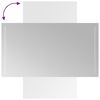 vidaXL Specchio da Bagno con Luci LED 50x90 cm
