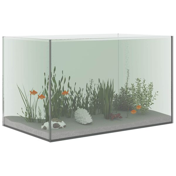 vidaXL Acquario con archiviazione Trasparente 50 x 30 x 30 cm Vetro